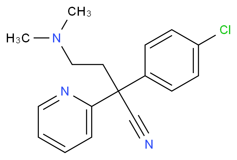 Chlorpheniramine Nitrile_Molecular_structure_CAS_65676-21-3)