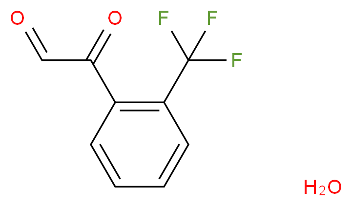 2-(Trifluoromethyl)phenylglyoxal hydrate_Molecular_structure_CAS_)