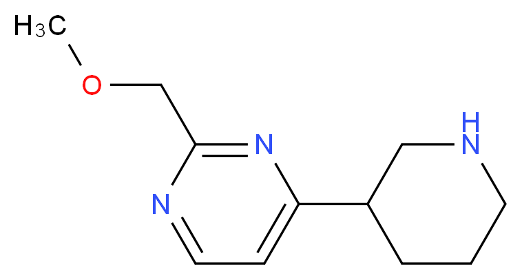 2-(methoxymethyl)-4-(piperidin-3-yl)pyrimidine_Molecular_structure_CAS_)