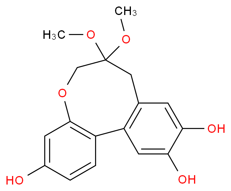 Protosappanin A dimethyl acetal_Molecular_structure_CAS_868405-37-2)