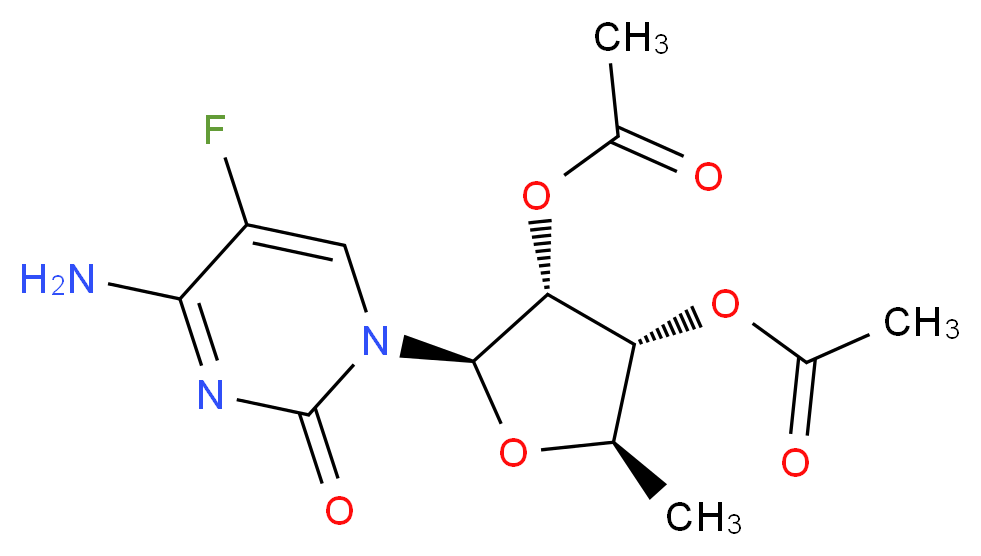 5'-Deoxy-2',3'-di-O-acetyl-5-fluorocytidine_Molecular_structure_CAS_161599-46-8)