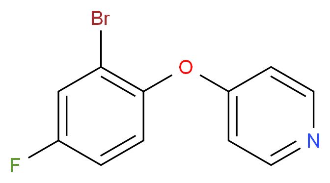 4-(2-bromo-4-fluorophenoxy)pyridine_Molecular_structure_CAS_)