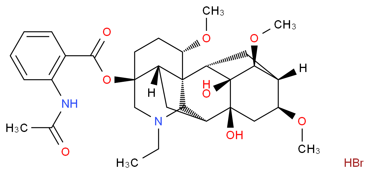 Lappaconite Hydrobromide_Molecular_structure_CAS_97792-45-5)