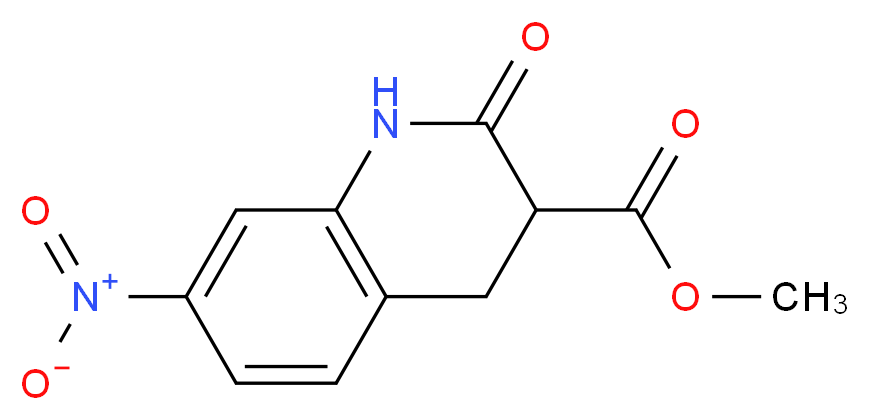 METHYL 1,2,3,4-TETRAHYDRO-7-NITRO-2-OXOQUINOLINE-3-CARBOXYLATE_Molecular_structure_CAS_545394-98-7)