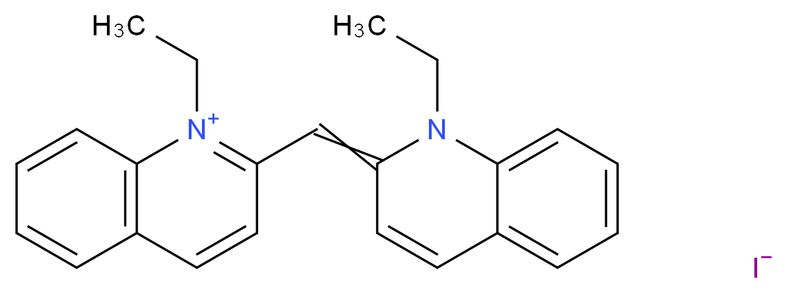 1,1′-Diethyl-2,2′-cyanine iodide_Molecular_structure_CAS_977-96-8)