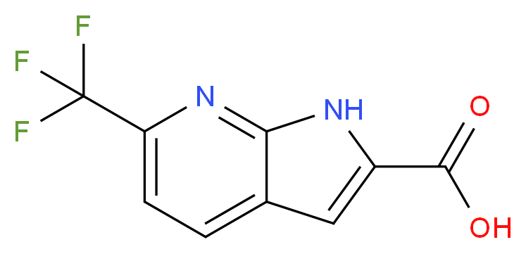 6-(Trifluoromethyl)-7-azaindole-2-carboxylic acid_Molecular_structure_CAS_952182-22-8)