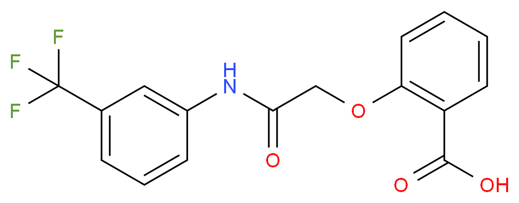 2-[(3-Trifluoromethyl-phenylcarbamoyl)-methoxy]-benzoic acid_Molecular_structure_CAS_)