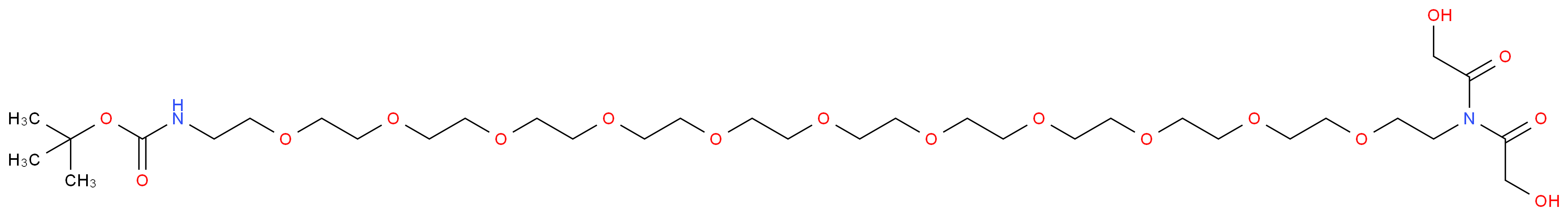 O-[2-(Boc-amino)-ethyl]-O′-[2-(diglycolyl-amino)ethyl]decaethylene glycol_Molecular_structure_CAS_)