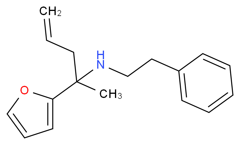 (1-Furan-2-yl-1-methyl-but-3-enyl)-phenethyl-amine_Molecular_structure_CAS_)
