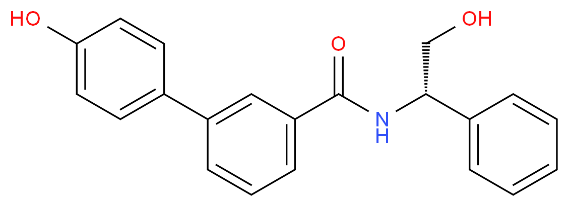 4'-hydroxy-N-[(1S)-2-hydroxy-1-phenylethyl]biphenyl-3-carboxamide_Molecular_structure_CAS_)