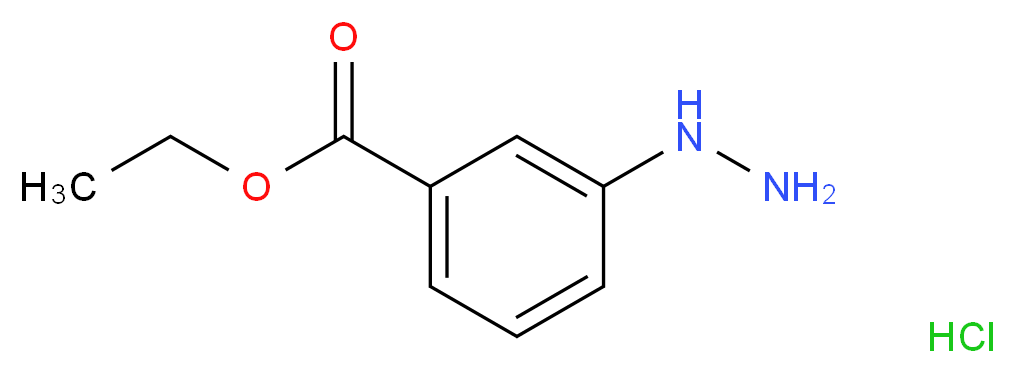 Ethyl 3-hydrazinobenzoate hydrochloride_Molecular_structure_CAS_)