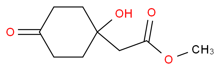 4-Hydroxy-4-(methoxycarbonylmethyl)
cyclohexanone_Molecular_structure_CAS_81053-14-7)