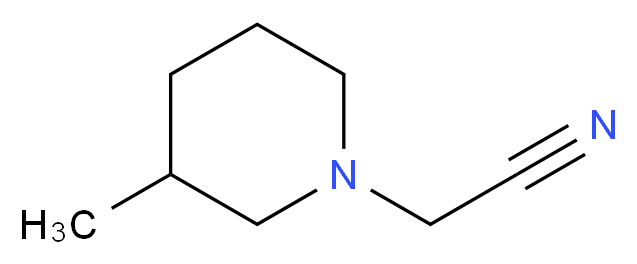 2-(3-methylpiperidin-1-yl)acetonitrile_Molecular_structure_CAS_)