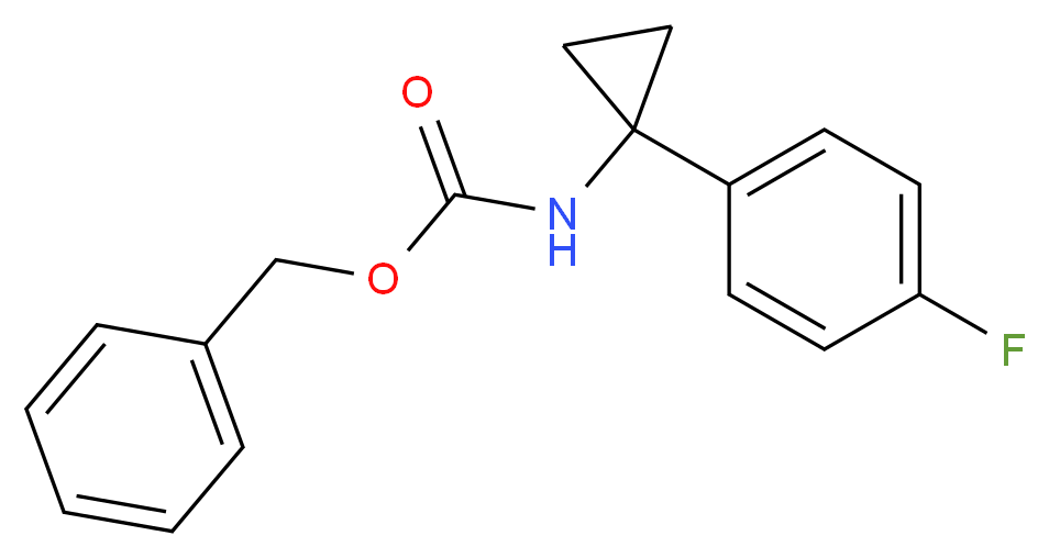 Benzyl (1-(4-fluorophenyl)cyclopropyl)carbamate_Molecular_structure_CAS_1255574-62-9)
