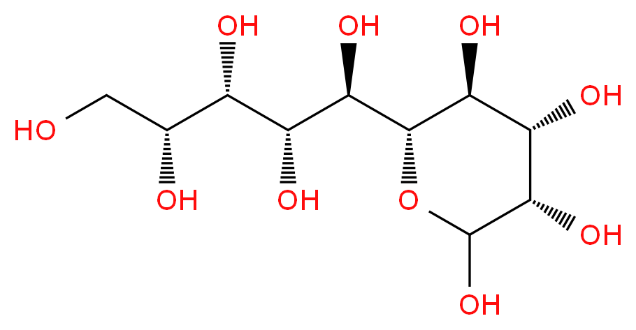 (1R,2R,3S,4R)-1-((2R,3S,4S,5S)-3,4,5,6-Tetrahydroxytetrahydro-2H-pyran-2-yl)pentane-1,2,3,4,5-pentaol_Molecular_structure_CAS_641-74-7)