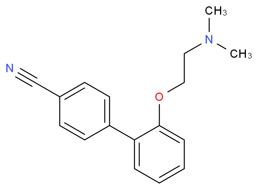 2'-[2-(dimethylamino)ethoxy]biphenyl-4-carbonitrile_Molecular_structure_CAS_)