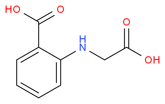 2-((carboxymethyl)amino)benzoic acid_Molecular_structure_CAS_)