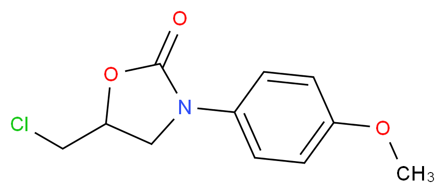 5-(chloromethyl)-3-(4-methoxyphenyl)-1,3-oxazolidin-2-one_Molecular_structure_CAS_)