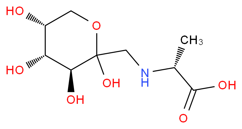 Fructose-alanine (mixture of diastereomers)_Molecular_structure_CAS_16124-24-6)
