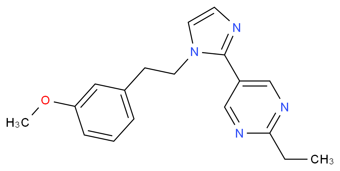 2-ethyl-5-{1-[2-(3-methoxyphenyl)ethyl]-1H-imidazol-2-yl}pyrimidine_Molecular_structure_CAS_)
