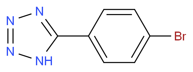 5-(4-Bromophenyl)-1H-tetrazole_Molecular_structure_CAS_50907-23-8)