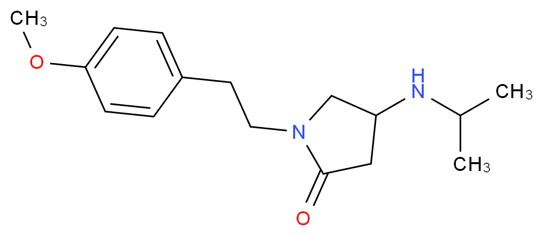 4-(isopropylamino)-1-[2-(4-methoxyphenyl)ethyl]-2-pyrrolidinone_Molecular_structure_CAS_)