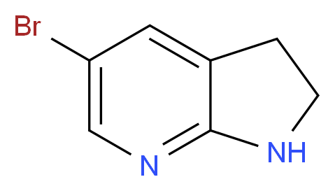 5-Bromo-2,3-dihydro-1H-pyrrolo[2,3-b]pyridine_Molecular_structure_CAS_115170-40-6)