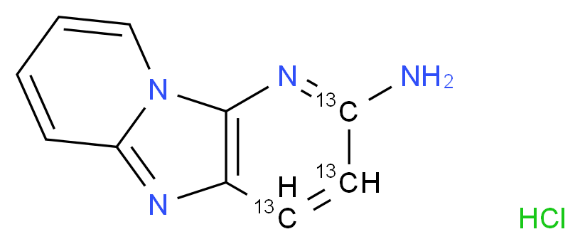 2-Aminodipyrido[1,2-a:3',2-D]imidazole-13C3 Hydrochloride_Molecular_structure_CAS_)