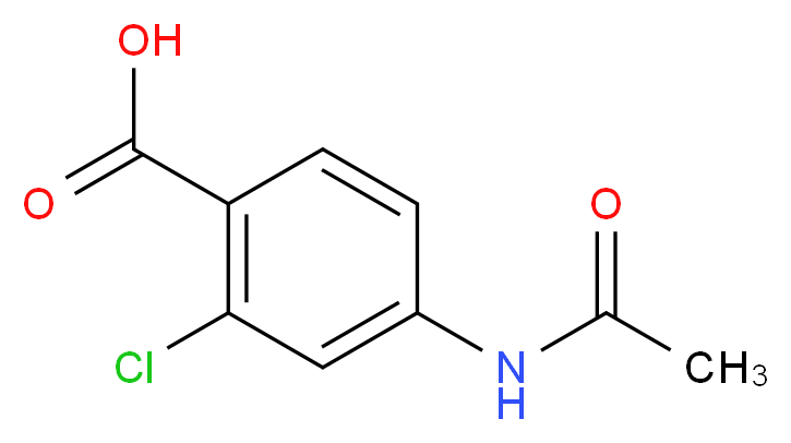 2-chloro-4-acetamidobenzoic acid_Molecular_structure_CAS_)