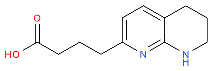 4-(5,6,7,8-Tetrahydro-[1,8]naphthyridin-2-yl)-butyric acid_Molecular_structure_CAS_332884-21-6)