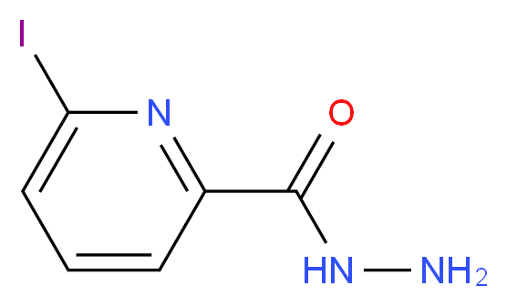 6-Iodo-pyridine-2-carboxylic acid hydrazide_Molecular_structure_CAS_851102-43-7)