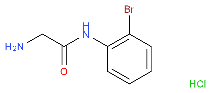 2-amino-N-(2-bromophenyl)acetamide hydrochloride_Molecular_structure_CAS_)