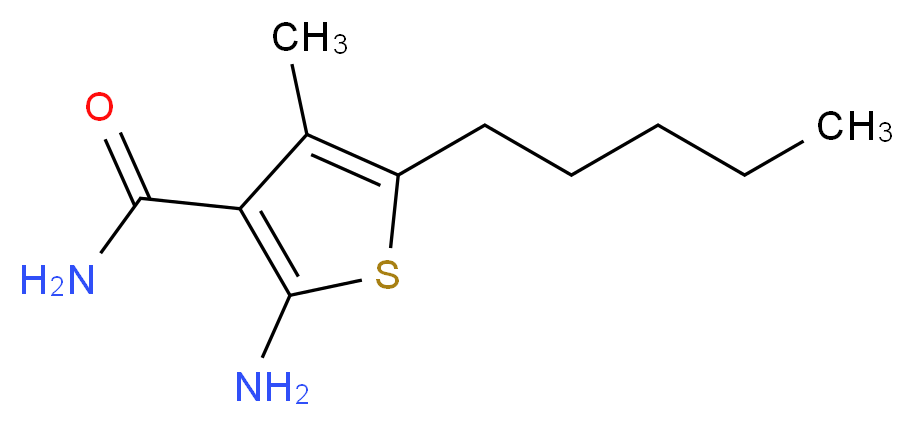 2-amino-4-methyl-5-pentylthiophene-3-carboxamide_Molecular_structure_CAS_)
