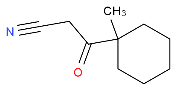 3-(1-METHYL-CYCLOHEXYL)-3-OXO-PROPIONITRILE_Molecular_structure_CAS_95882-32-9)