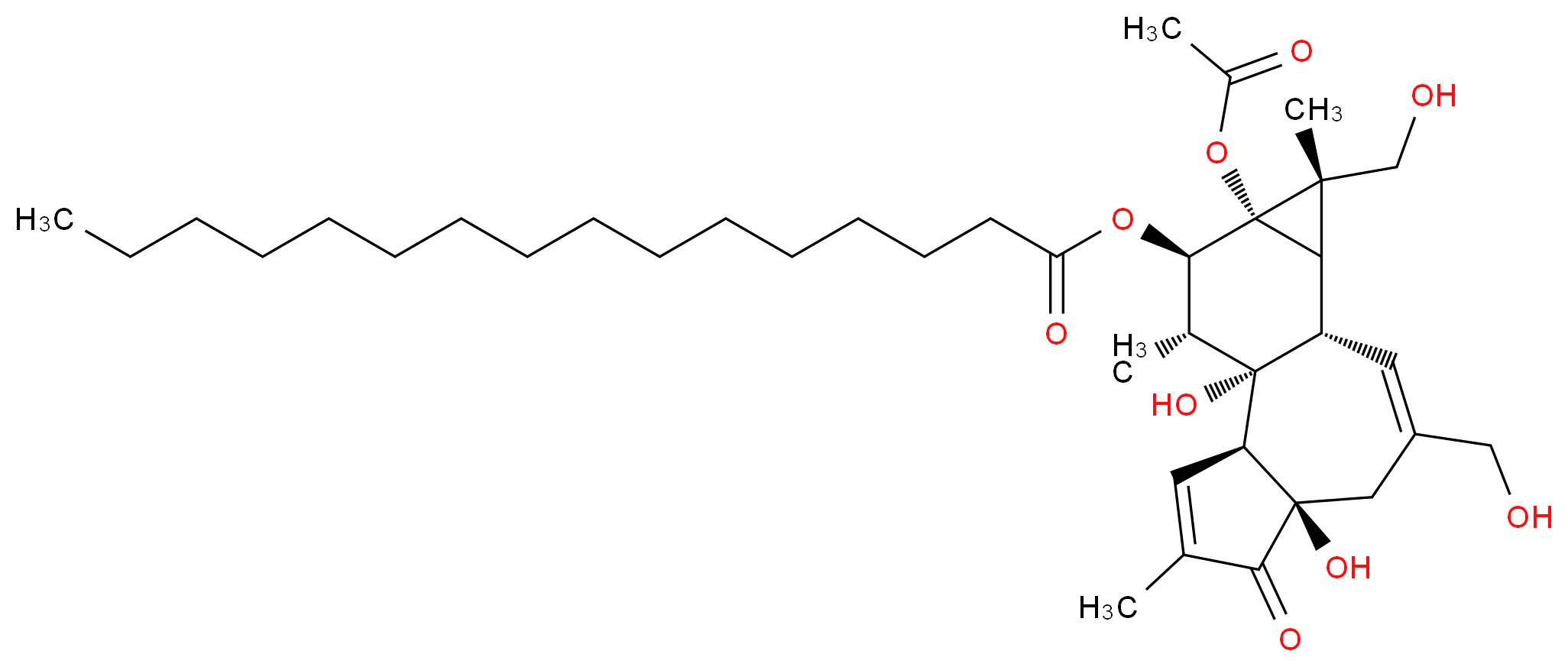 16-Hydroxyphorbol 12-palmitate 13-acetate_Molecular_structure_CAS_53202-98-5)