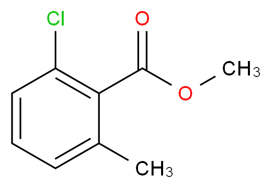 2-Chloro-6-methyl-benzoic acid methyl ester_Molecular_structure_CAS_99585-14-5)