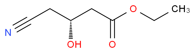 ETHYL (R)-(-)-4-CYANO-3-HYDROXYBUTYRATE_Molecular_structure_CAS_141942-85-0)
