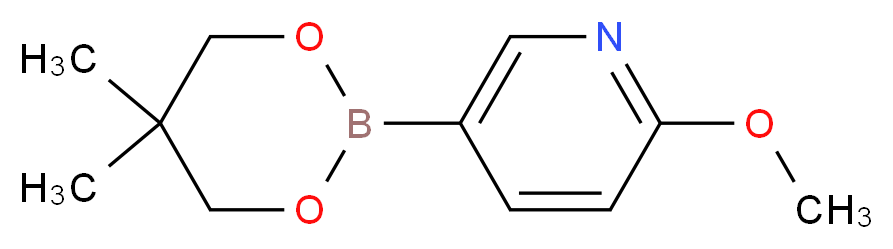 5-(5,5-dimethyl-1,3,2-dioxaborinan-2-yl)-2-methoxypyridine_Molecular_structure_CAS_1022094-44-5)