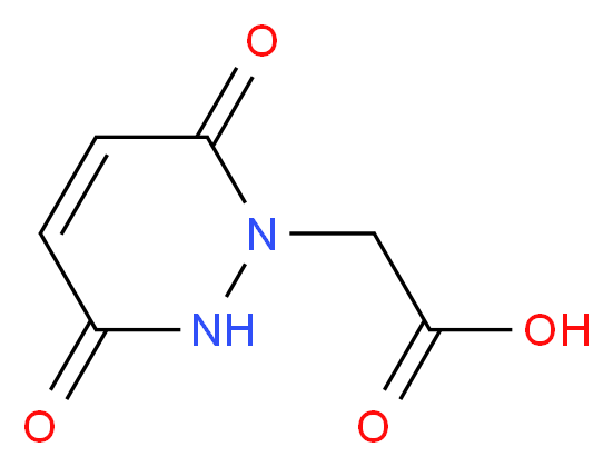 (3,6-dioxo-3,6-dihydropyridazin-1(2H)-yl)acetic acid_Molecular_structure_CAS_10158-72-2)