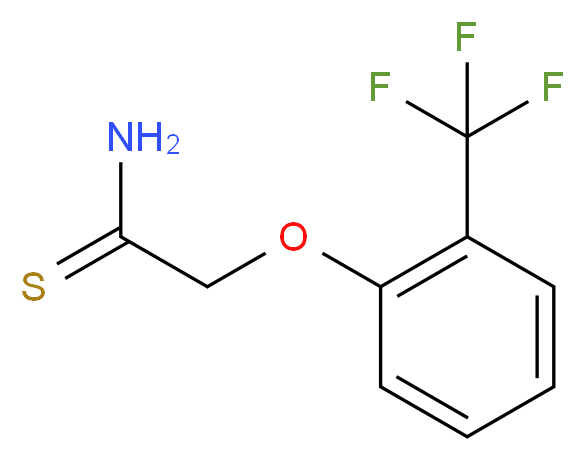 2-(2-(trifluoromethyl)phenoxy)ethanethioamide_Molecular_structure_CAS_874804-03-2)