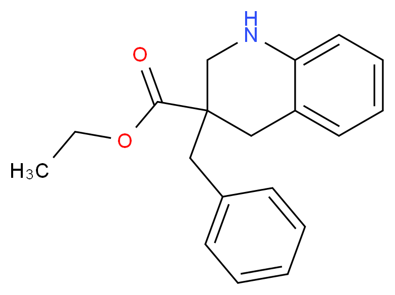 Ethyl 3-benzyl-1,2,3,4-tetrahydro-3-quinolinecarboxylate_Molecular_structure_CAS_)