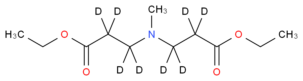 Di-β-carbethoxyethyl-d8-methylamine_Molecular_structure_CAS_1189723-57-6)