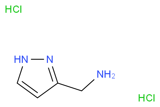 1-H-Pyrazole-3-methaneamine dihydrochloride_Molecular_structure_CAS_1037237-32-3)