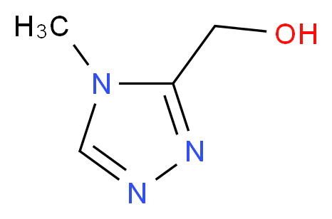 (4-Methyl-4H-[1,2,4]triazol-3-yl)methanol_Molecular_structure_CAS_59660-30-9)