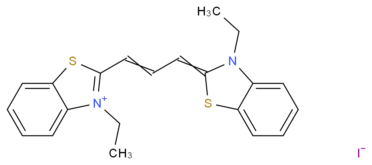 3,3′-Diethylthiacarbocyanine iodide_Molecular_structure_CAS_905-97-5)