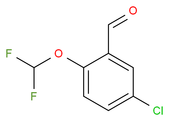 5-chloro-2-(difluoromethoxy)benzaldehyde_Molecular_structure_CAS_)