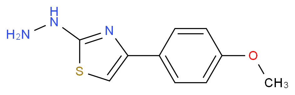 2-hydrazino-4-(4-methoxyphenyl)-1,3-thiazole_Molecular_structure_CAS_4871-25-4)