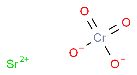Strontium chromate_Molecular_structure_CAS_7789-06-2)