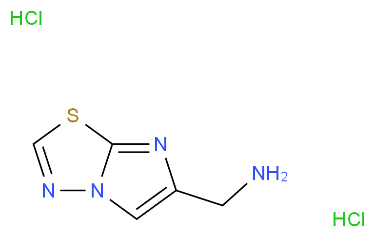 (Imidazo[2,1-b][1,3,4]thiadiazol-6-ylmethyl)amine dihydrochloride_Molecular_structure_CAS_)
