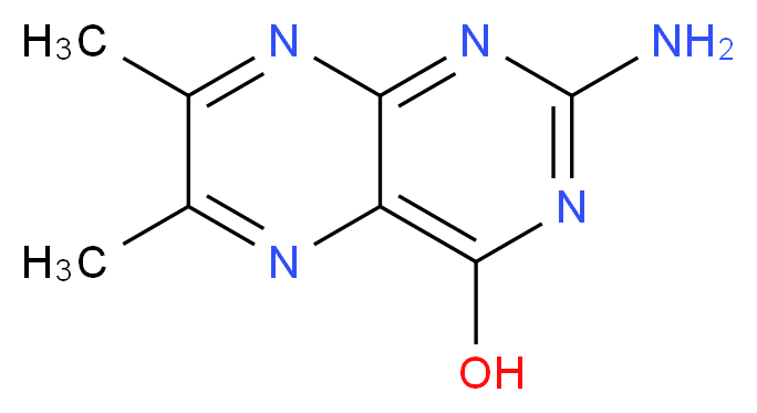 2-Amino-6,7-dimethyl-4-hydroxypteridine_Molecular_structure_CAS_611-55-2)